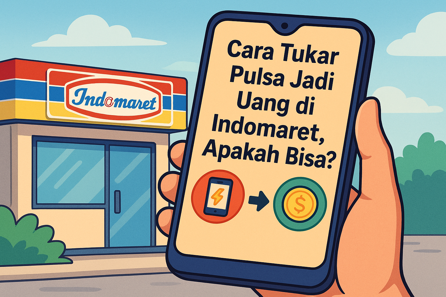 Cara Tukar Pulsa Jadi Uang di Indomaret, Apakah Bisa?