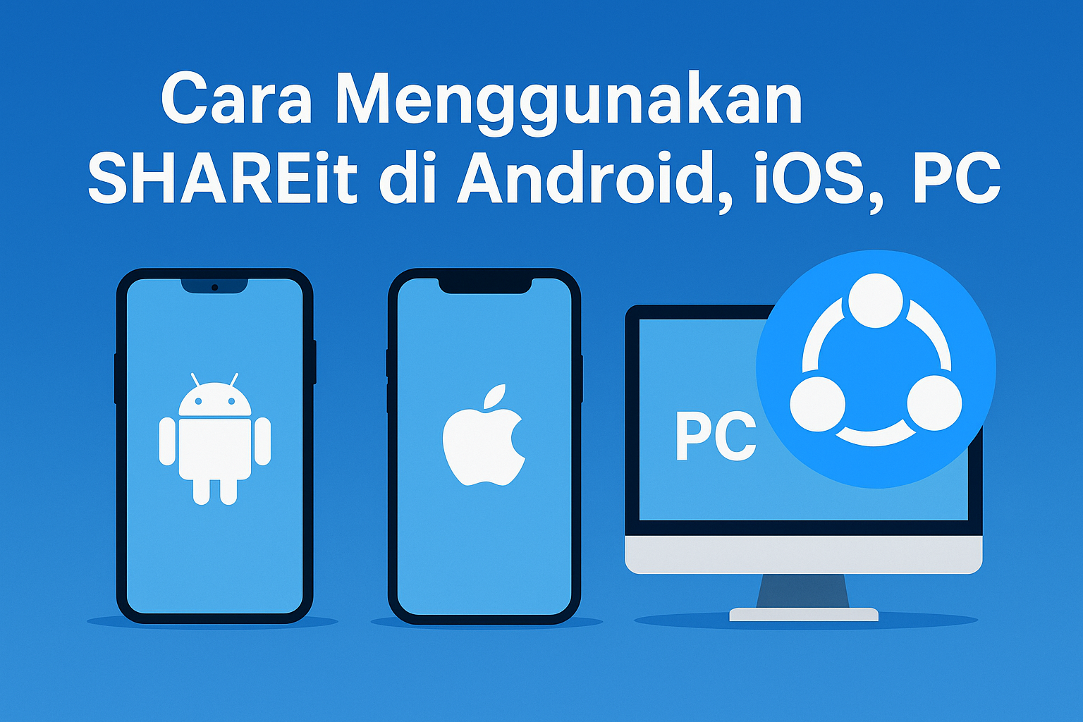 Cara Menggunakan SHAREit di Android, iOS, dan PC